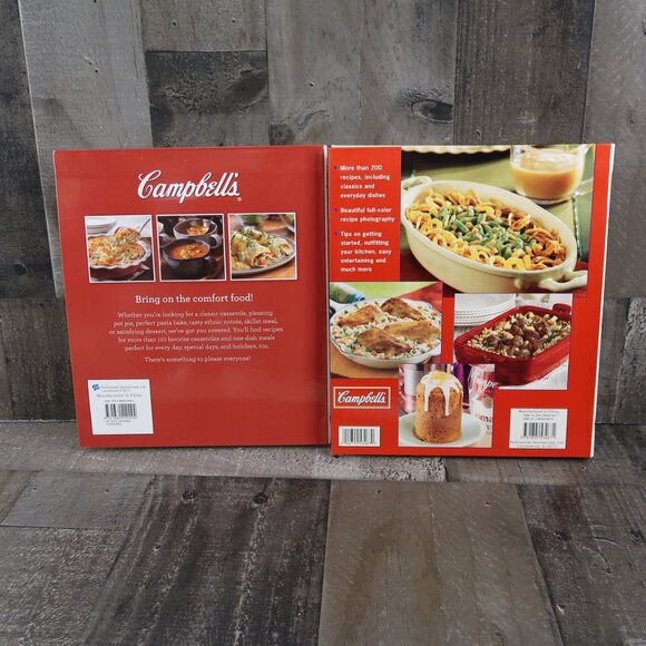 Pair of Campbell's Cookbooks Best Loved Recipes Casseroles & More Flexbound - Picture 2 of 8